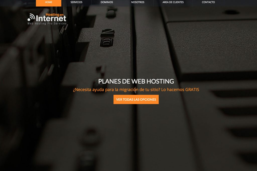 hosting web, dominios, diseño web
