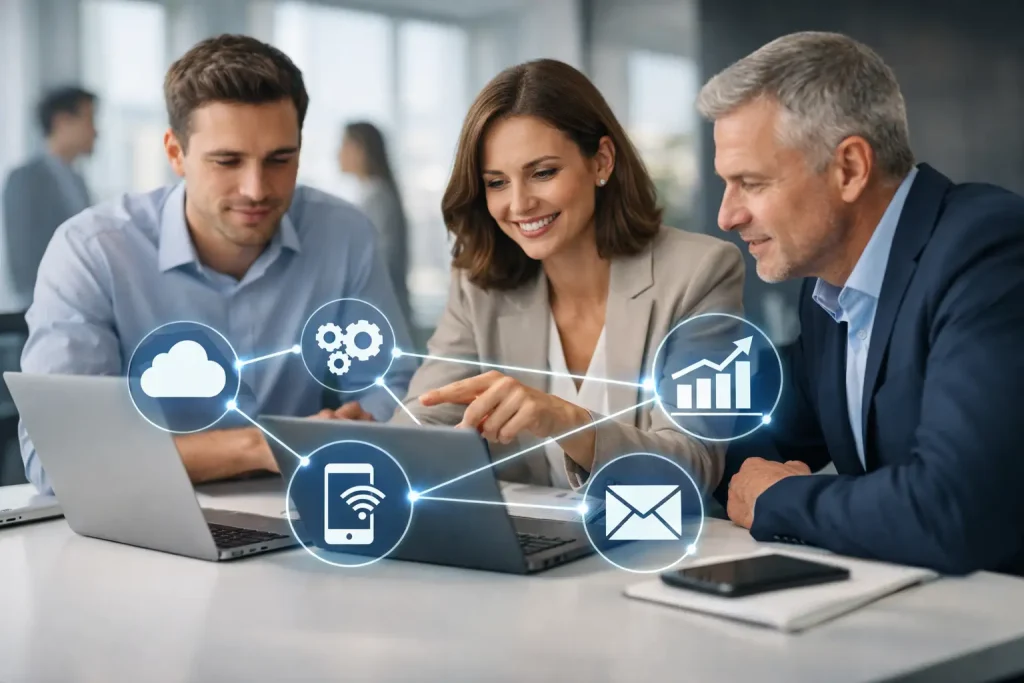 Servicios digitales integrados para empresas