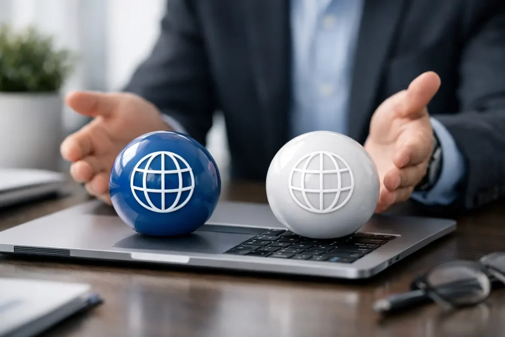 Dominios .com y .net: cuál elegir para su empresa