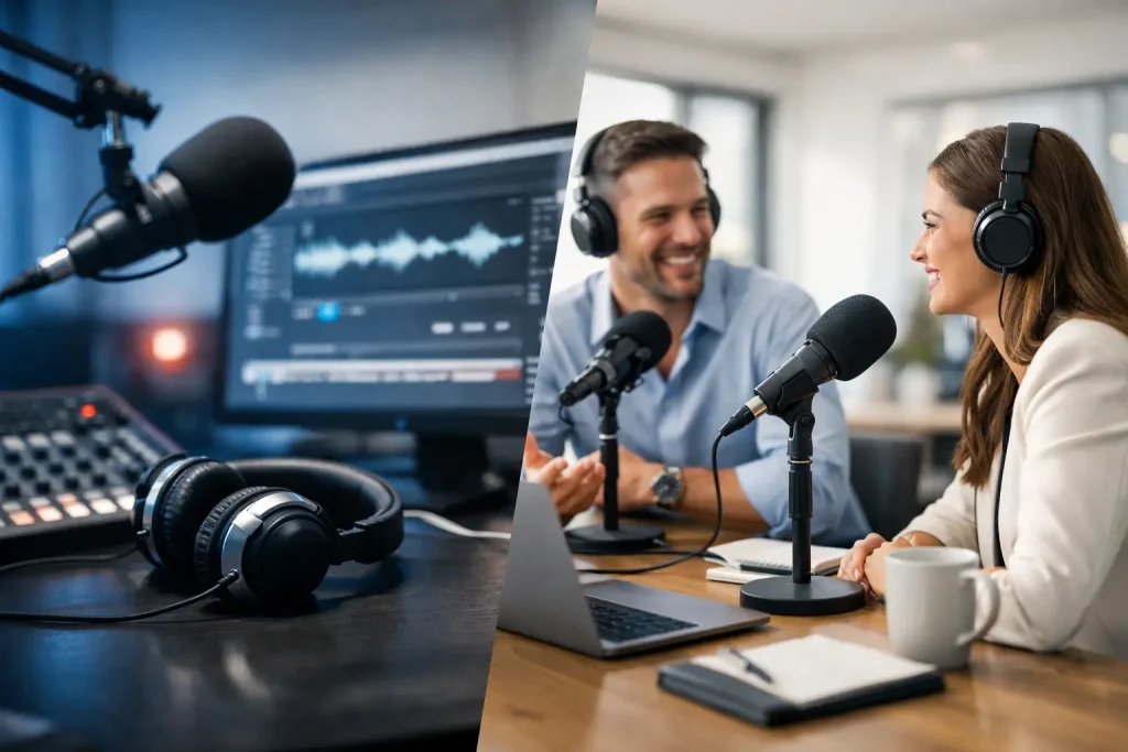 Radio online vs podcast empresarial ¿cuál elegir?